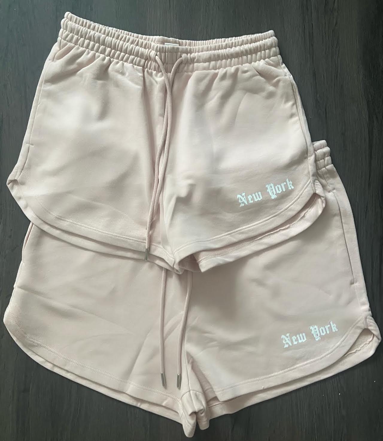 Light Pink New York Shorts