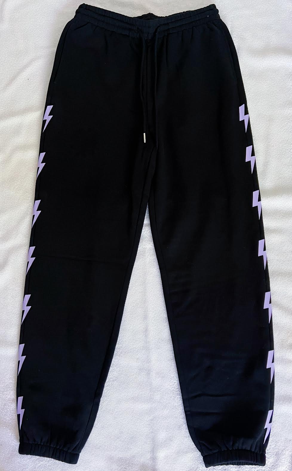 Light Purple Lightning Sweatpants