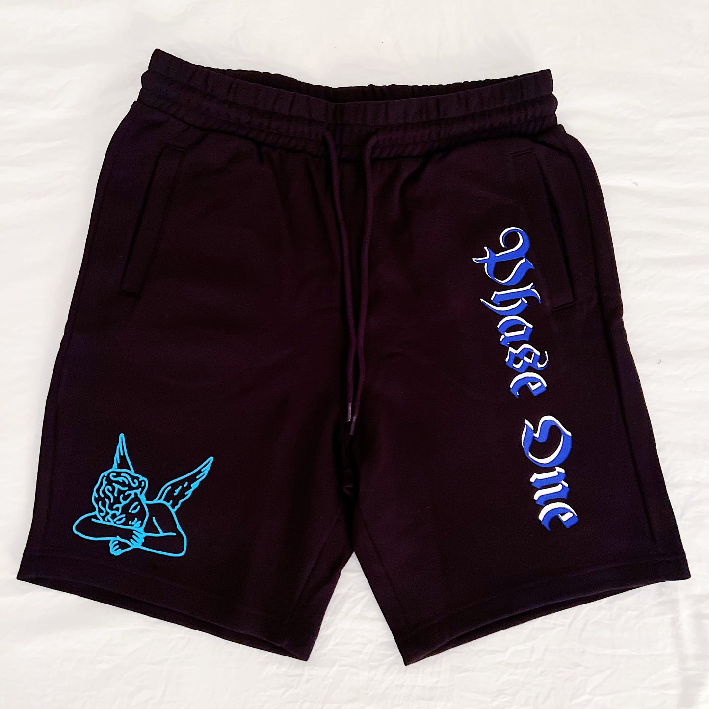 Angel Sweat Shorts in Black