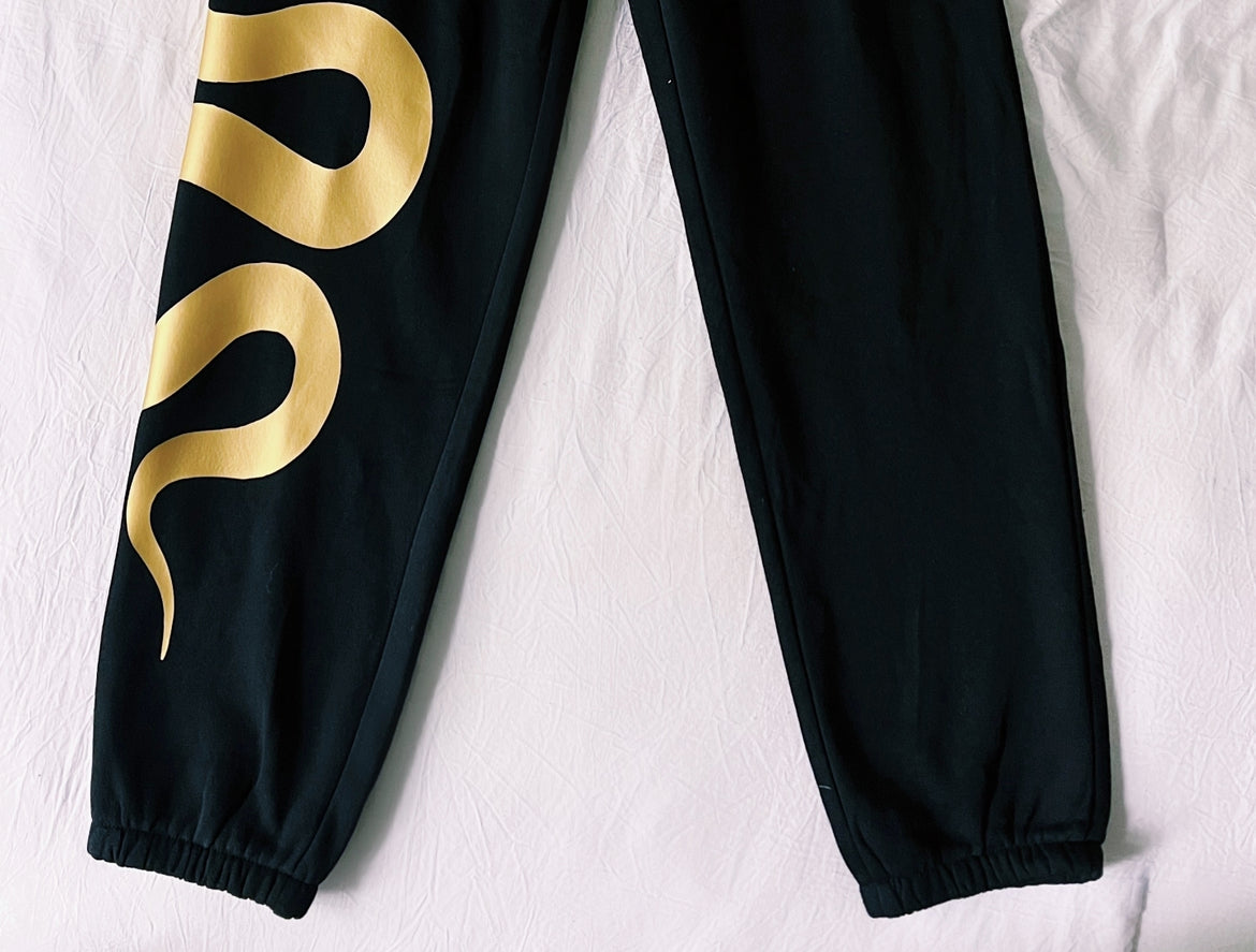 Gold Snake Sweatapnts