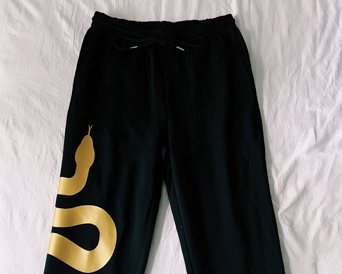 Gold Snake Sweatapnts