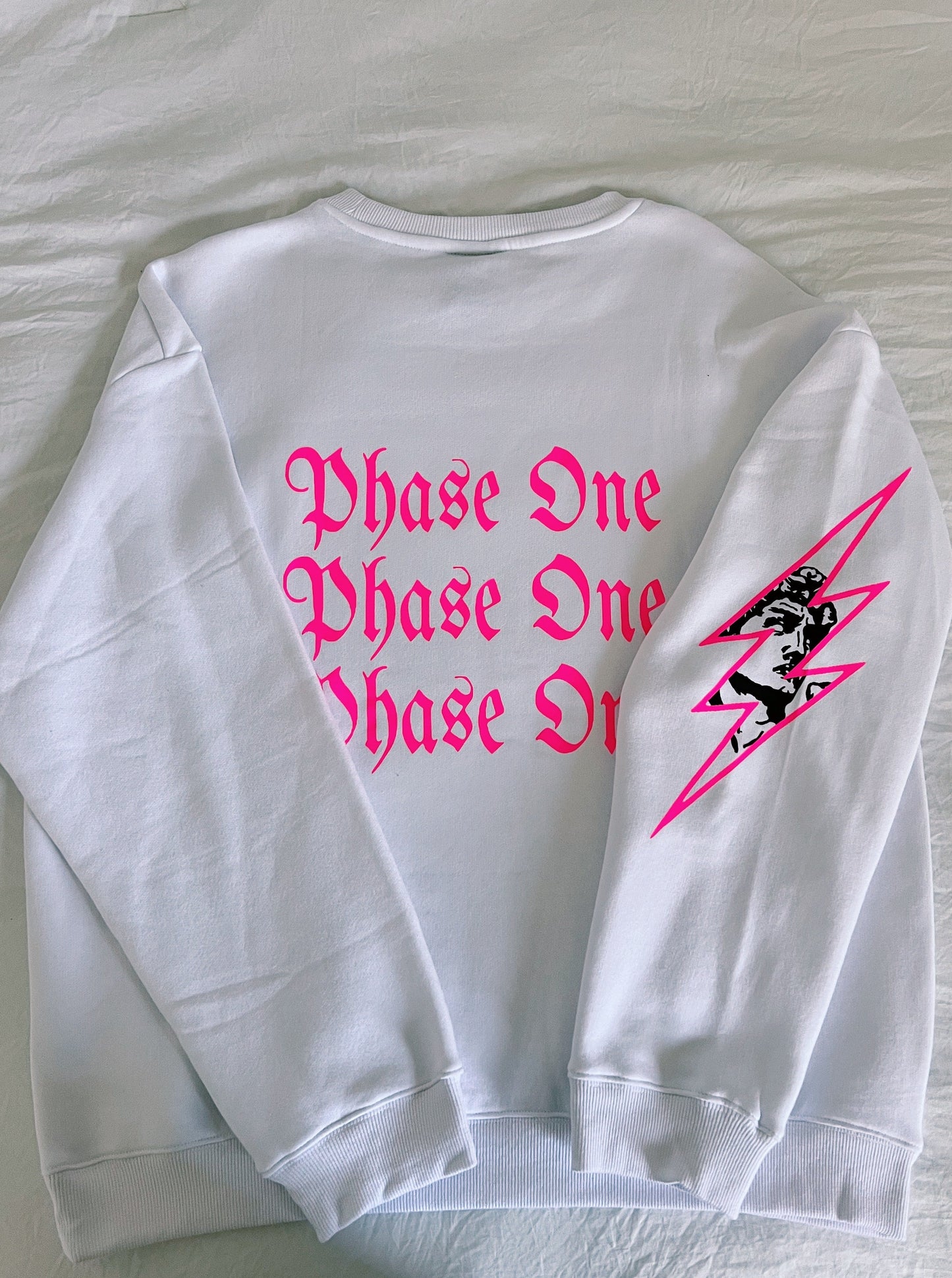 Black & Neon Pink Crew