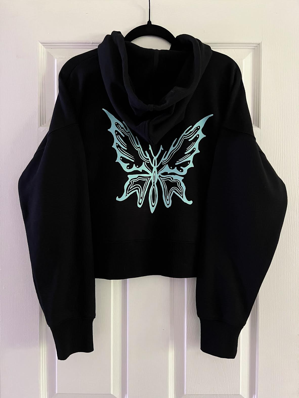 Blue Pixie Butterfly Zip-up