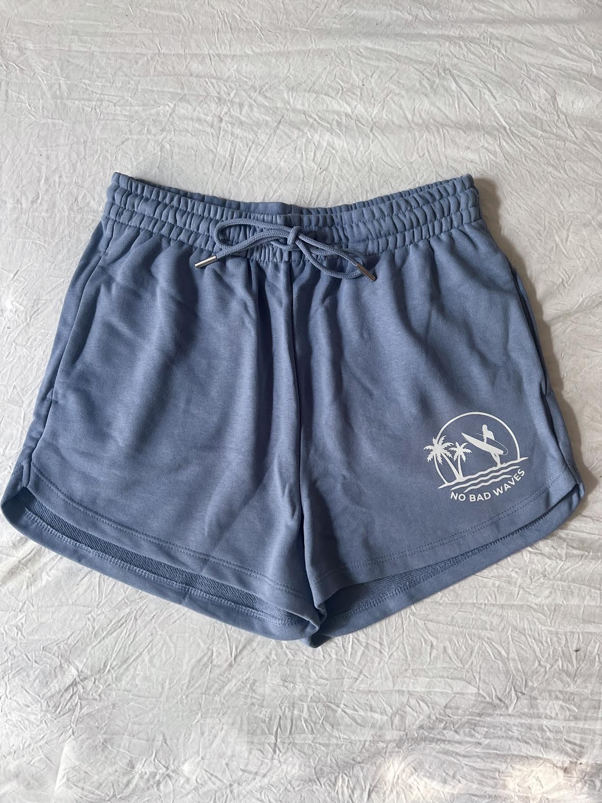 Women's Blue No Bad Waves Shorts