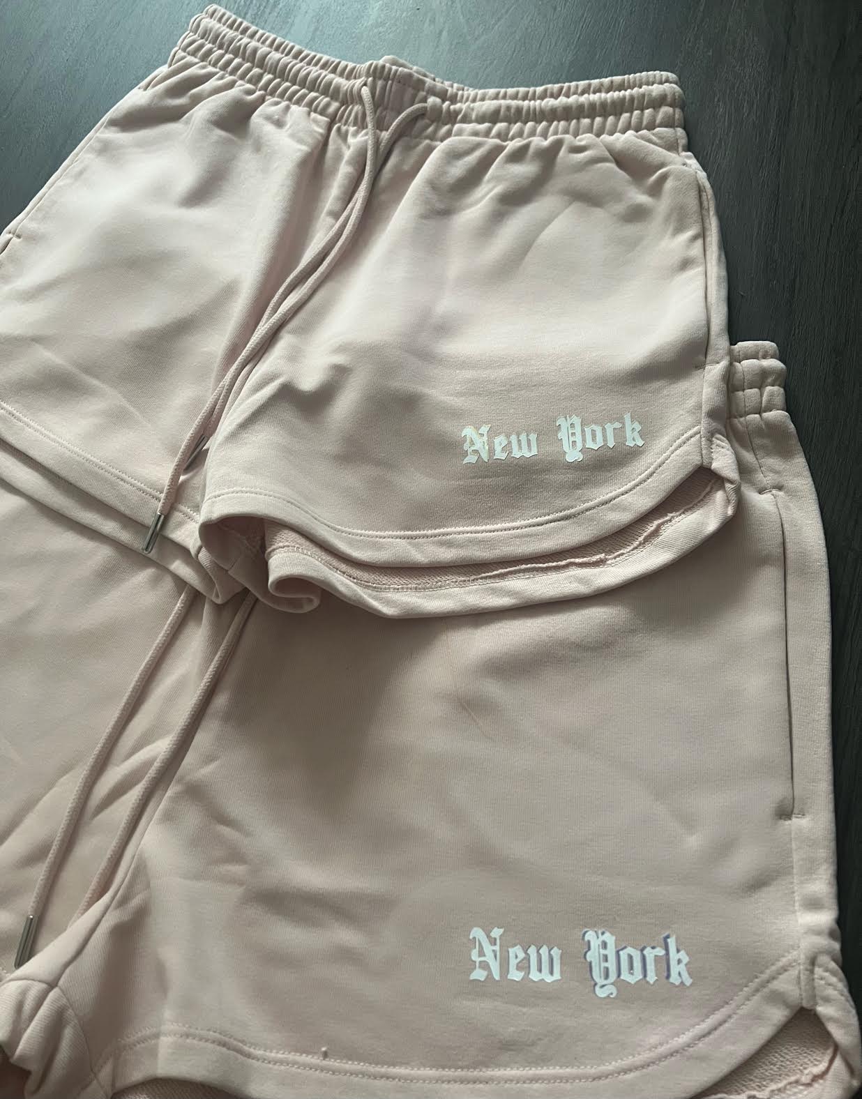 Light Pink New York Shorts