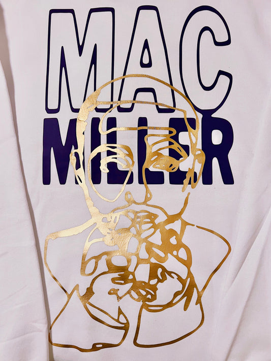 Gold & Purple Mac Miller Crew